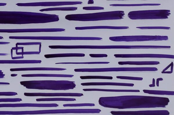 contemporary art calligraphy purple 1 TC19_2