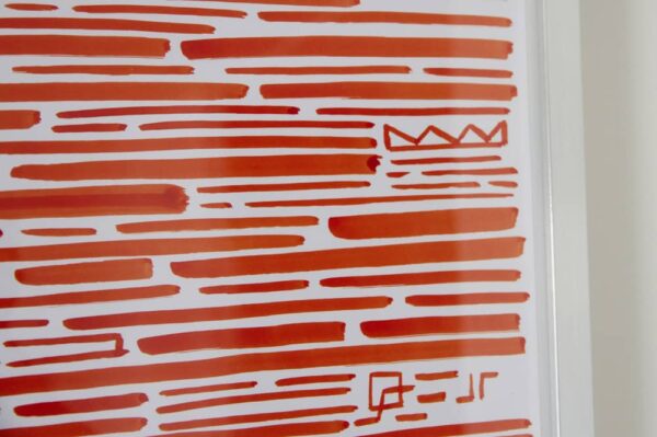 contemporary art calligraphy red 2 TC20_3