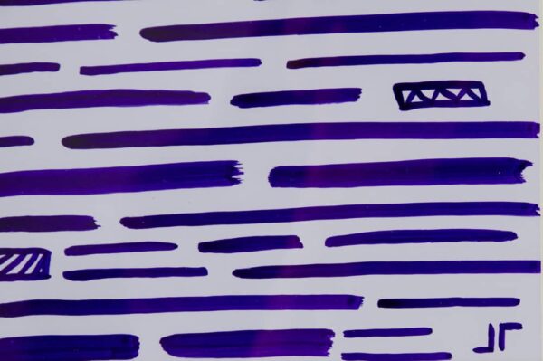 contemporary art calligraphy purple 2 TC22_3