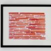 toile contemporaine calligraphie rouge 1 TC16_1