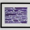 toile contemporaine calligraphie violet 1 TC19_1