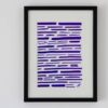 toile contemporaine calligraphie violet 2 TC22_1